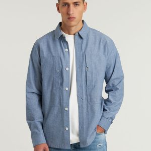 volwassenen CHASIN' Shirts lange mouw Cooper Chambray