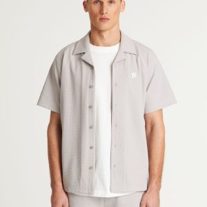 volwassenen CHASIN' Shirts korte mouw Doby Structure