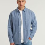 volwassenen CHASIN' Shirts lange mouw Cooper Chambray