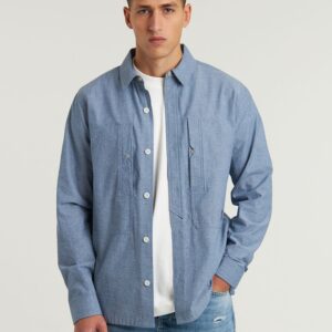 volwassenen CHASIN' Shirts lange mouw Cooper Chambray