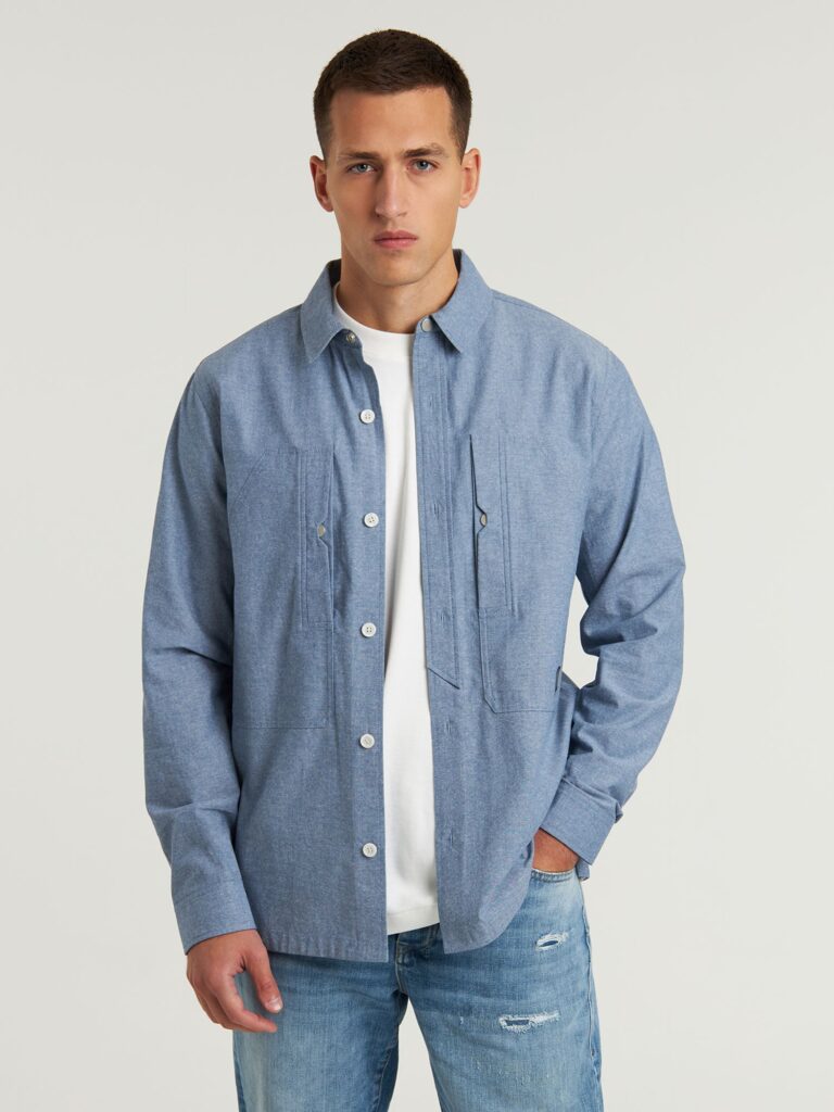 volwassenen CHASIN' Shirts lange mouw Cooper Chambray