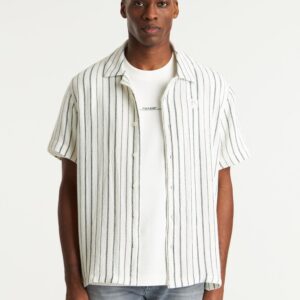 volwassenen CHASIN' Shirts korte mouw Doby Stripe