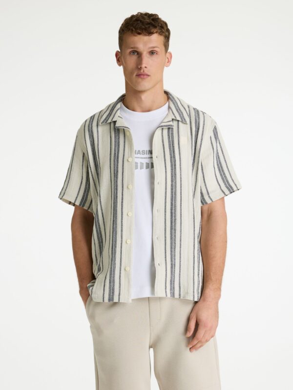 volwassenen CHASIN' Shirts korte mouw Doby Stripe