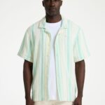 volwassenen CHASIN' Shirts korte mouw Doby Stripe