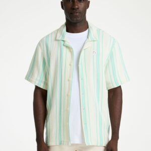 volwassenen CHASIN' Shirts korte mouw Doby Stripe