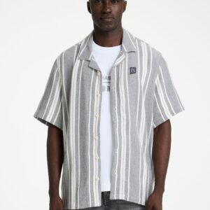 volwassenen CHASIN' Shirts korte mouw Doby Stripe