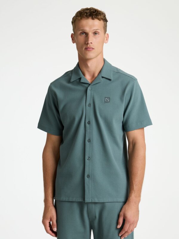 volwassenen CHASIN' Shirts korte mouw Doby Structure