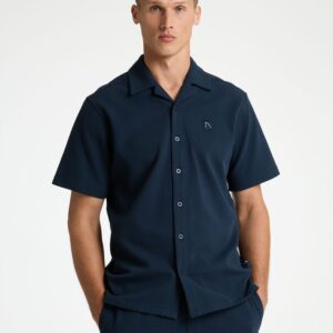 volwassenen CHASIN' Shirts korte mouw Doby Structure