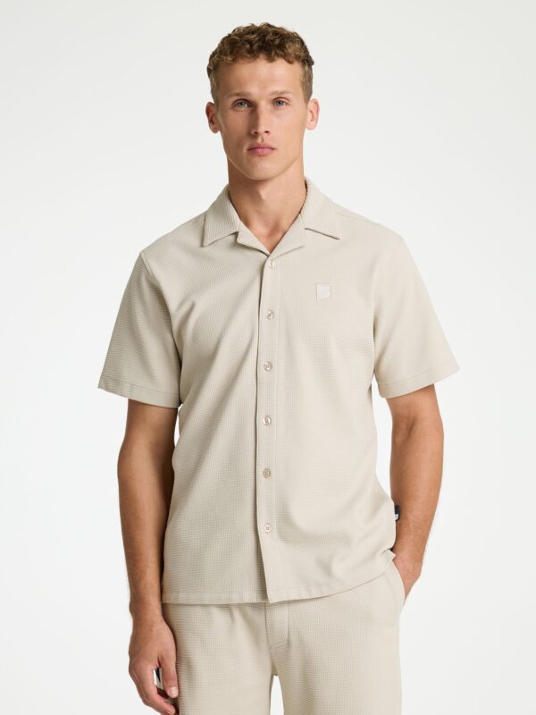 volwassenen CHASIN' Shirts korte mouw Doby Structure