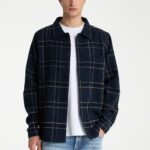 volwassenen Shirts lange mouw Jaxon Grid