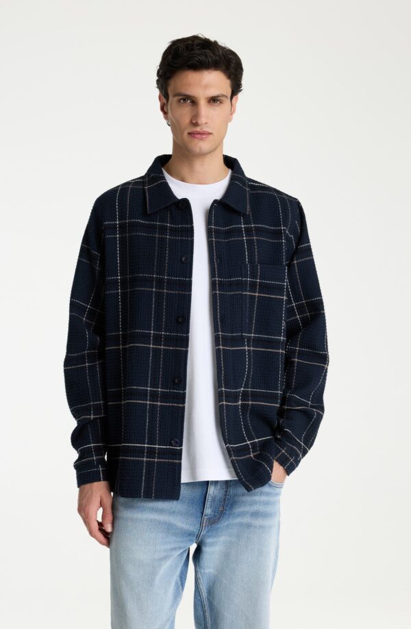 volwassenen Shirts lange mouw Jaxon Grid